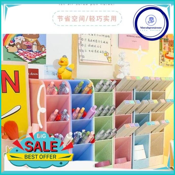 

RAK MINI 4 SEKAT TEMPAT KOTAK ALAT TULIS PULPEN STATIONERY STAND MEJA BEST SELLER