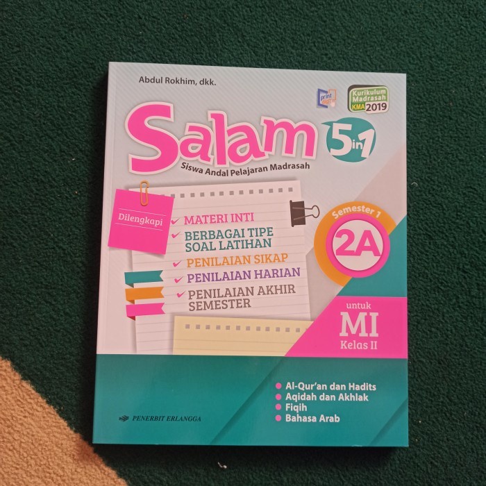 0092970421 - BUKU SALAM 2A (SISWA ANDAL 5 PELAJARAN MI) 5IN1 KELAS 2A KURIKULUM MERDEKAA K2019