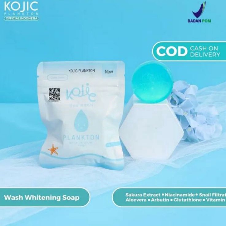 [KODE ZVNNL] KOJIC PLANKTON Starfish Serum Soap (sabun wajah)ORIGINAL ASLI