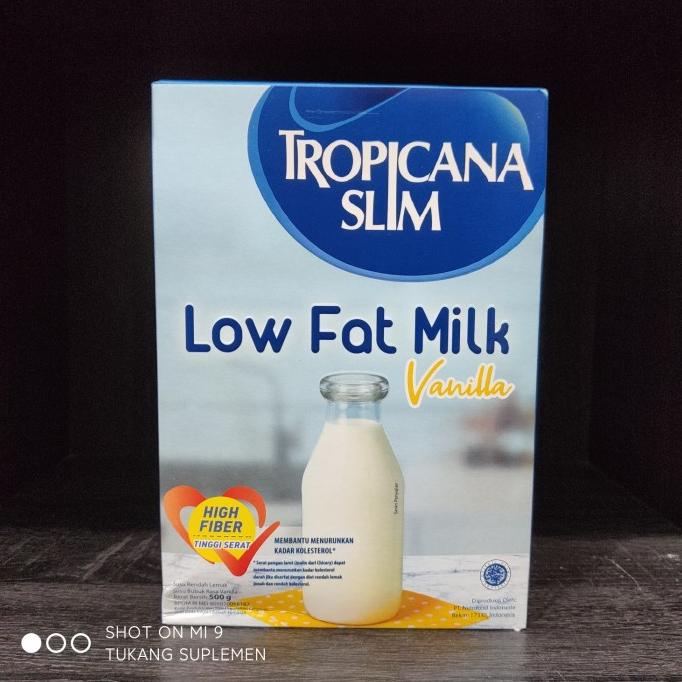 

Susu Tropicana Slim Low Fat Milk Vanilla 500gr Susu Penurun Kolestrol gon