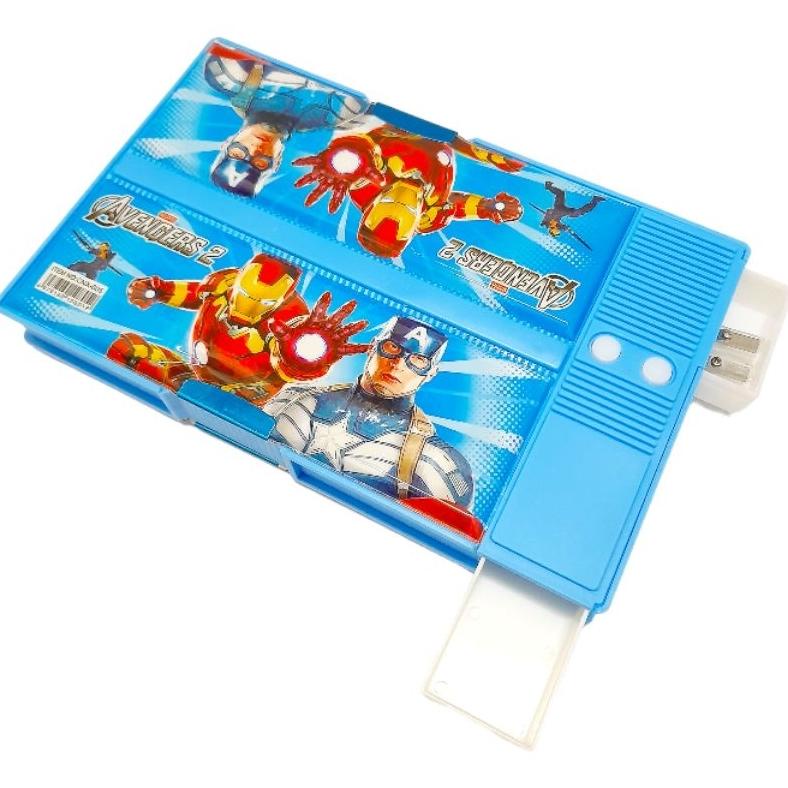 

( COD ) KOTAK PENCIL PENSIL CASE TEMPAT PENSIL JUMBO BESAR TOMBOL SERUTAN ,.
