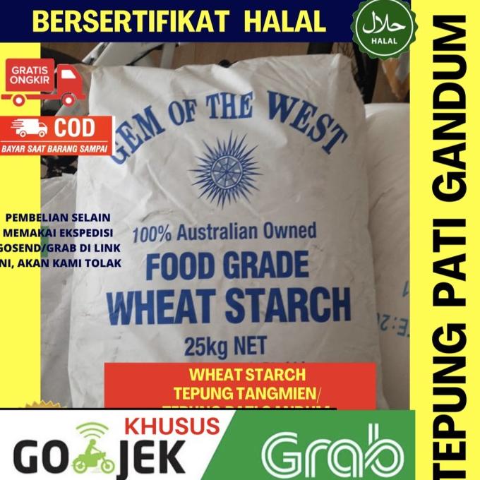

Wheat Starch 25KG ZAK KHUSUS GOSEND / Tepung Pati Gandum / Tang Mien