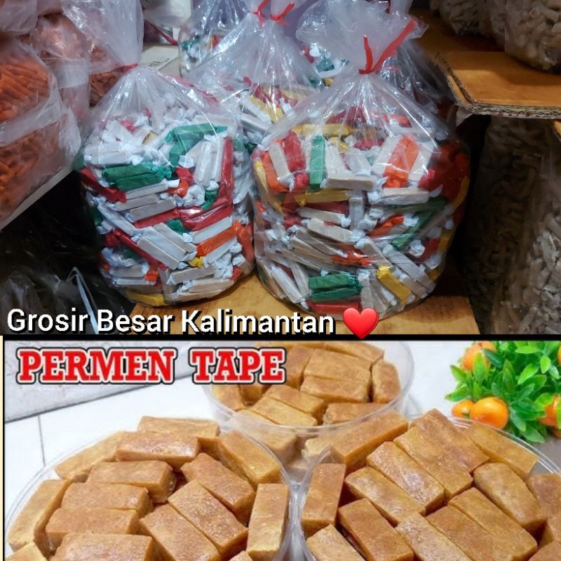 

COD 5 KG TERMURAH PERMEN TAPE 1 BALL ENAK ASLI KETAN TAPAI JAJANAN JADUL GROSIR BESAR KALIMANTAN