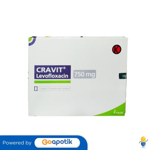 CRAVIT 750 MG BOX 10 KAPLET