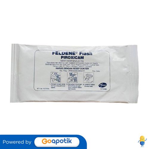 FELDENE FLASH 20 MG BLISTER 10 TABLET