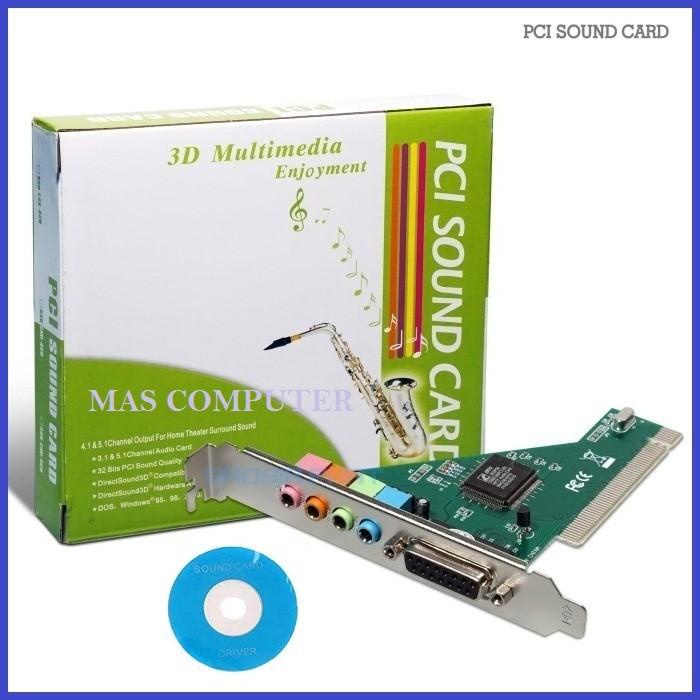 Soundcard Pci Soundcard 5.1 Internal Cpu