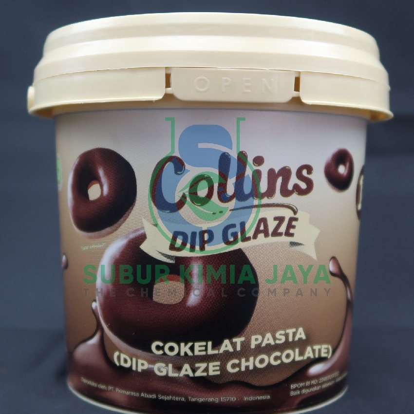 

Discount ⭐ Collins Dip Glaze Dark Chocolate 1 Kg / Topping Pasta Coklat