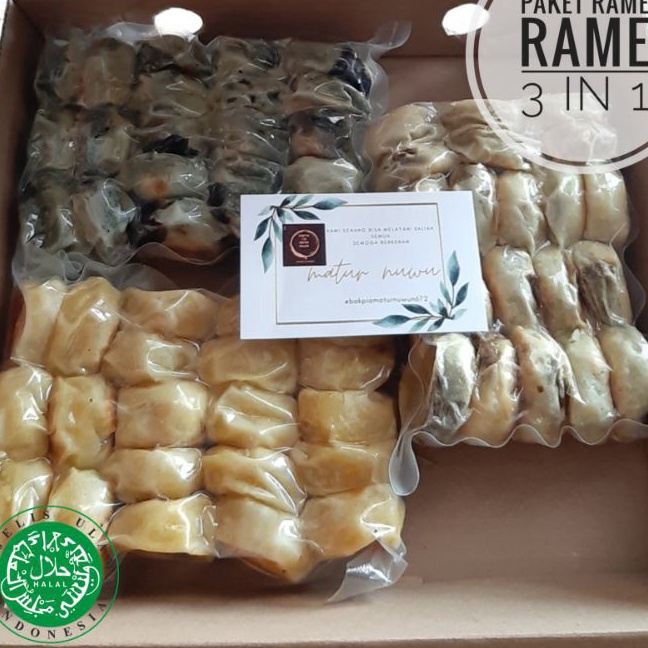 

Promo ⭐✔️ Bakpia Basah Matur Nuwun Jogja Paket 3in1 kemasan vakum isi 21 biji