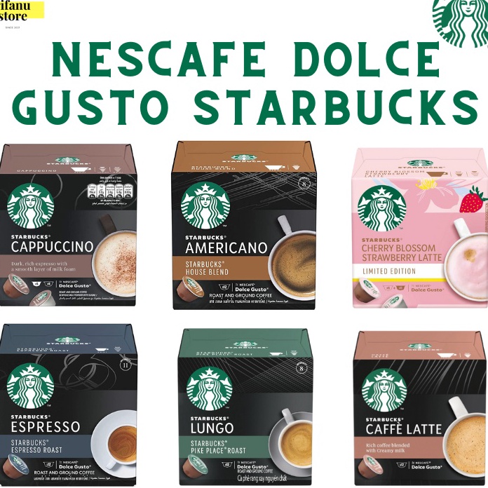 

Diskon | FG2 | Nescafe Dolce Gusto Starbucks Capsule Coffee NDG Original All Varian