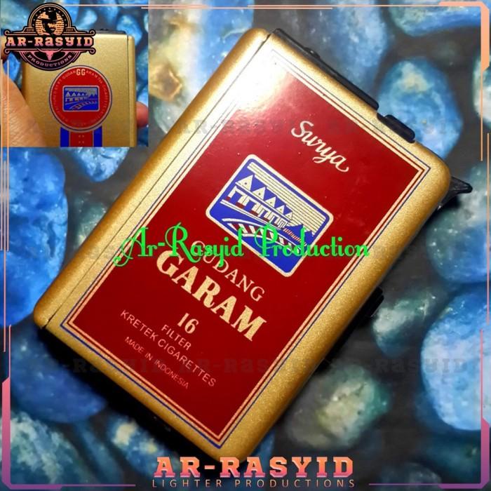 Terlaris Tempat Kotak Rokok Korek Api Bara Gas Rai Lighter Gudang Garam Surya