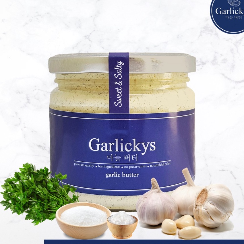 

Diskon | HJ6 | GARLICKYS Premium Garlic & Herbs Butter Varian Sweet and Salty