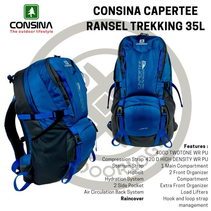 Daypack Consina Capertee 35L | Tas Ransel Consina | Tas Gunung Consina