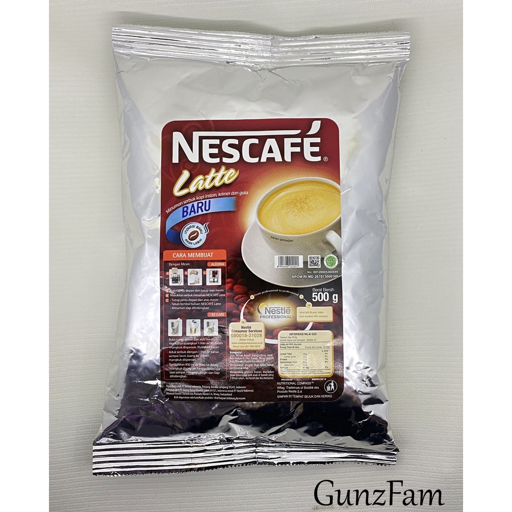 

Paling Dicari.. Nescafe Latte 500gr by Nestle Professional Promo ! 00Y