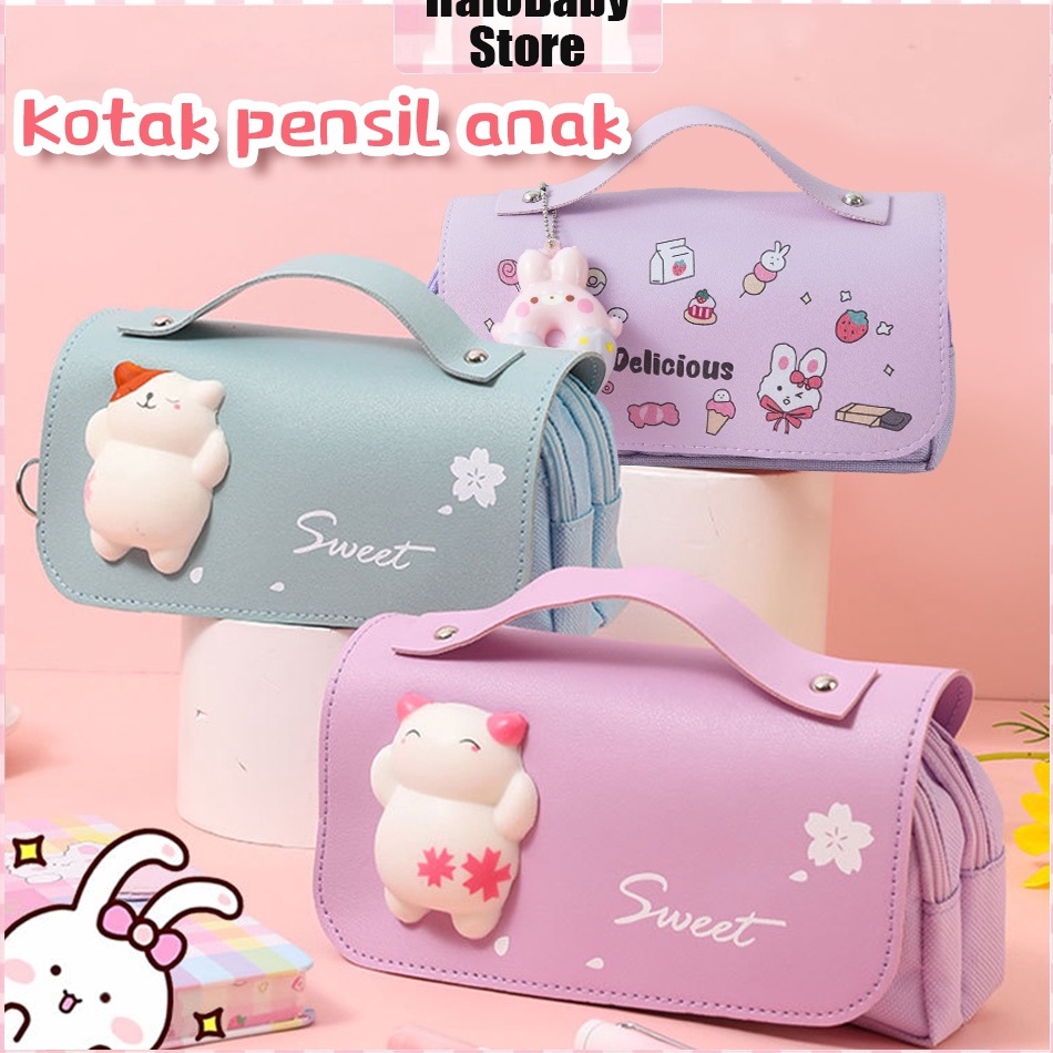 

Jajanan THR.. Halobaby Kotak pensil dekompresi perempuan/Pensil Case/tempat pensil anak multi-fungsi anak-anak 02W