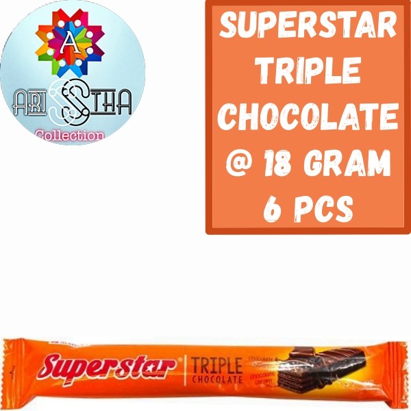 

SuperStar Triple Chocolate 18 Gram Dijual Per 6 Pcs