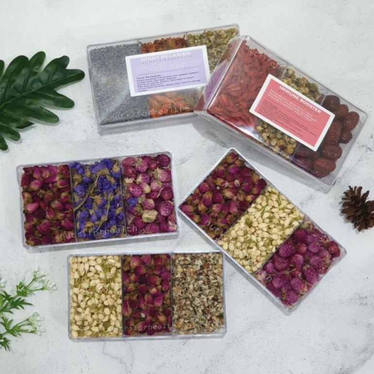 

BUNDLE FLOWER TEA TEH BUNGA COCOK UNTUK HAMPERS Best Seller