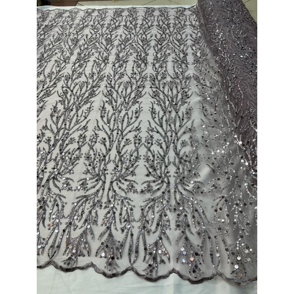 Kain Payet Spangkle Mewah/Sequin Payet/Bahan Kebaya