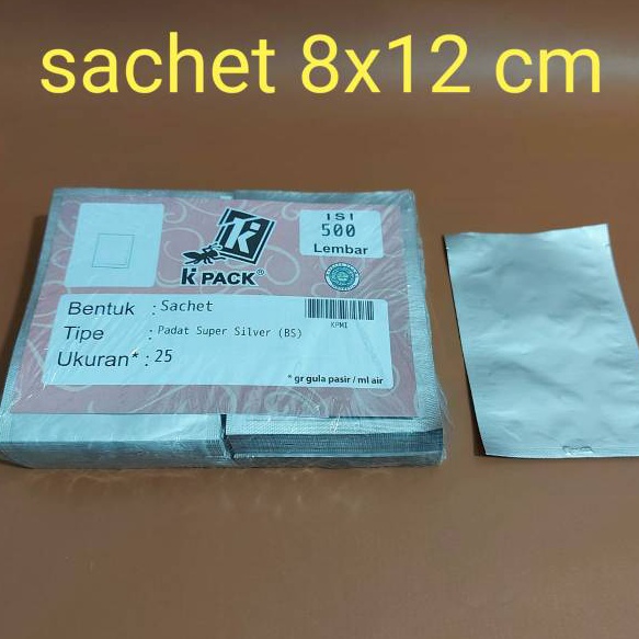 [KODE 6FLQQ] Sachet full foil 8x12