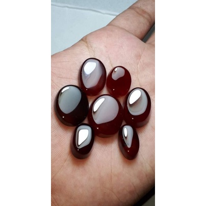 emban monel super doff handmade plus batu natural akik ahmar yaman