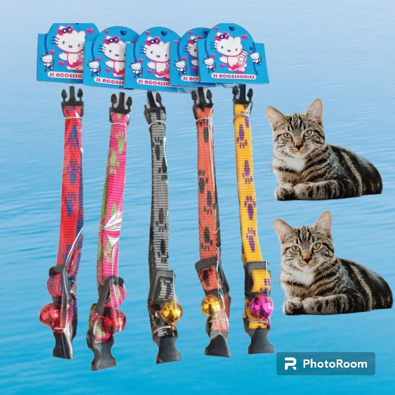 Kalung Kucing Kaki + Plastik Hang Tag