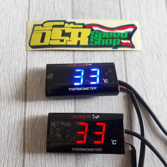 Thermometer Temperatur Suhu Radiator Digital Koso Ninja R Rr