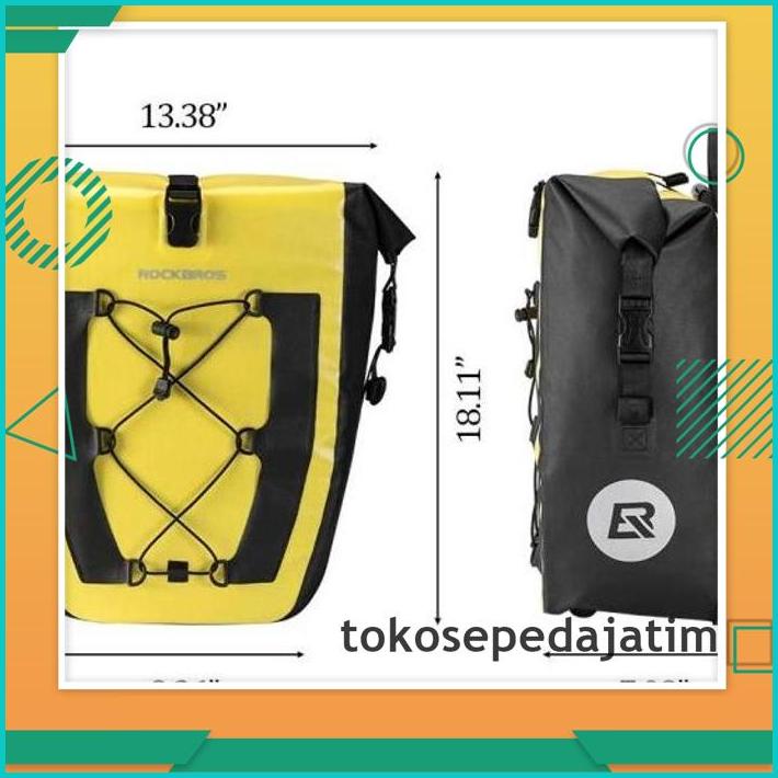 TERBAIK TAS PANNIER ROCKBROS AS-002 WATERPROOF SEPEDA TOURING 