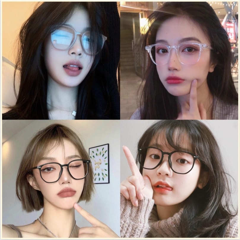 【Bayar di tempat】fashion Korean leopard print mengubah warna kacamata cat eye kacamata photocromic pelindung anti radiasi photochromic oval gaya bingkai kacamata