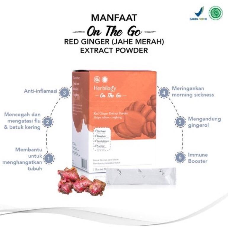 

HERBILOGY ON THE GO RED GINGER (JAHE MERAH) EXTRACT POWDER Best Seller