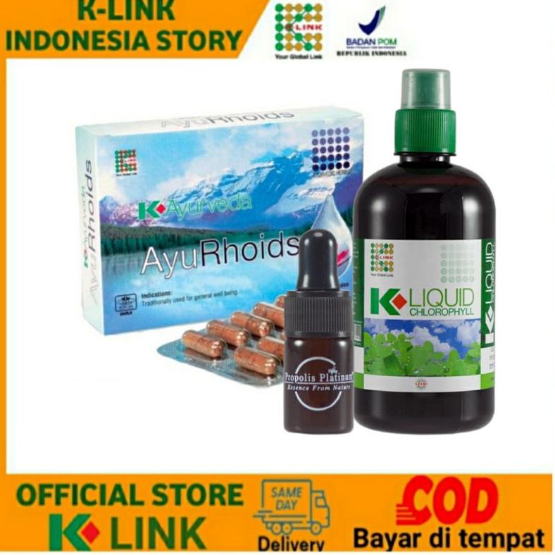 

Liquid Chlorophyll dan Propolis Ayu verda ayurhoids Obat Wasir Herbal Best Seller