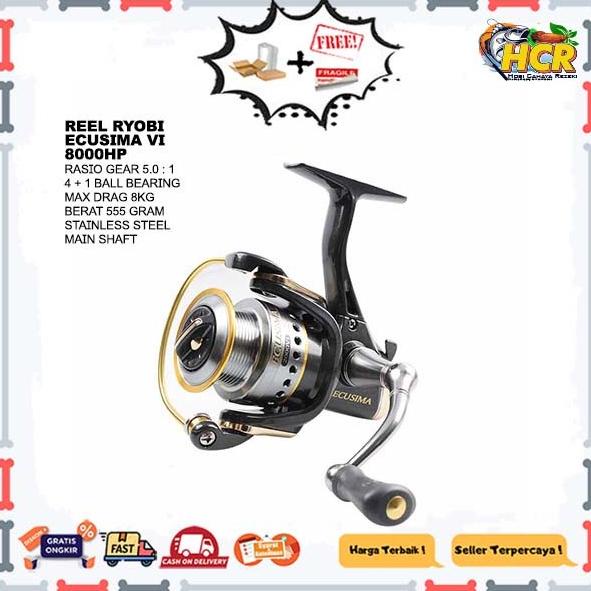 NEW  Reel Ryobi Ecusima Vi 8000Hp