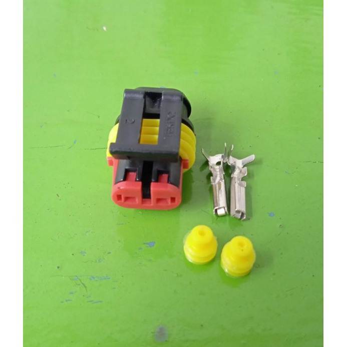 SOKET 2 PIN AMP ANTI AIR MALE