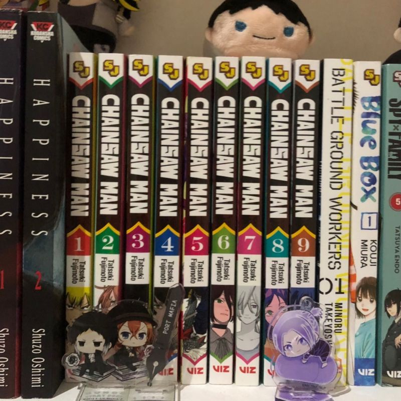 chainsaw man manga vol 1 - 9 (PRELOVED)
