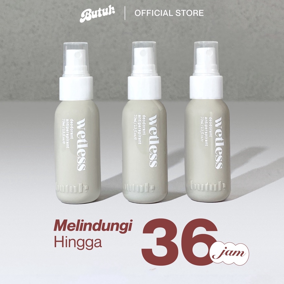 Termurah [Bundle Wetless] Butuh Deodorant / Antiperspirant