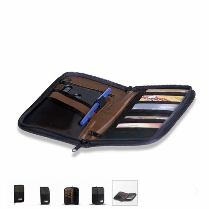 Coverku Eiger 5294 Pinewood Passport Wallet, Blk Tas Gantung Dokumen