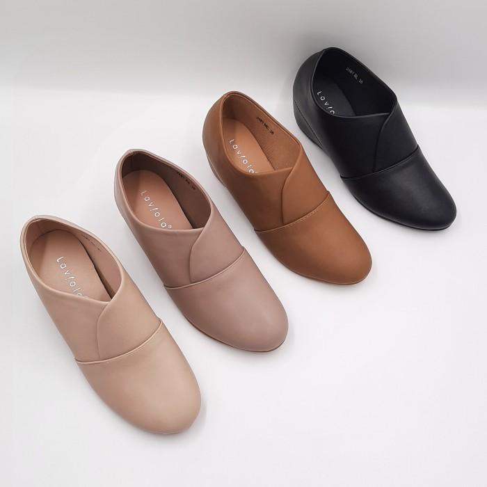 Terlaris Laviola Shoes - Sepatu Boots Wanita - 2481 Llk Black