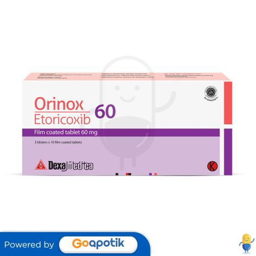 ORINOX 60 MG BOX 30 TABLET