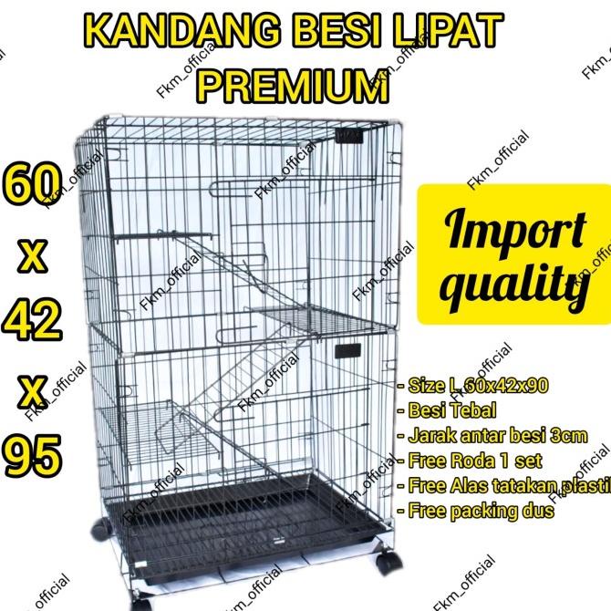 Kandang kucing tingkat 3