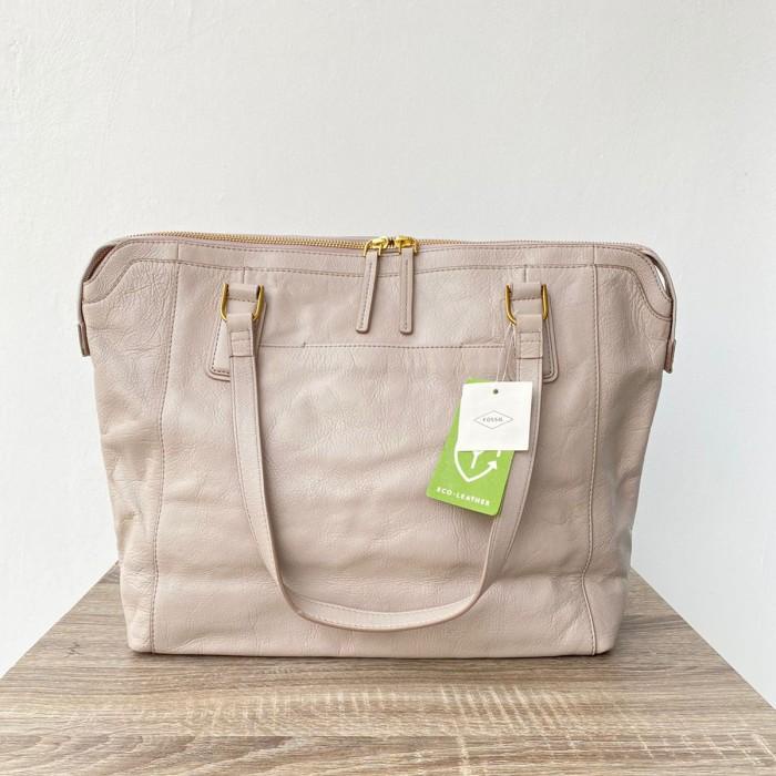 Brand New Tas Fossil Jacqueline Tote Graystone 100% Original Ready