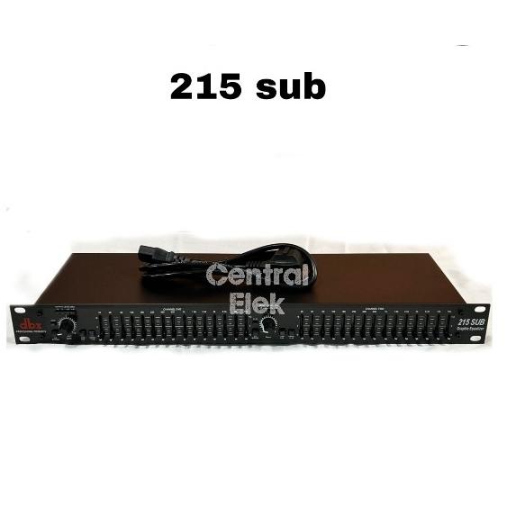 Equalizer Dbx 215 Sub / Dbx215 Plus Subwoofer New Viral