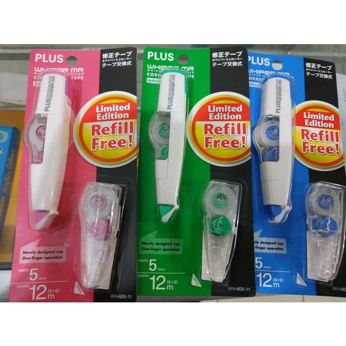 

CORRECTION TAPE PLUS FREE REFILL