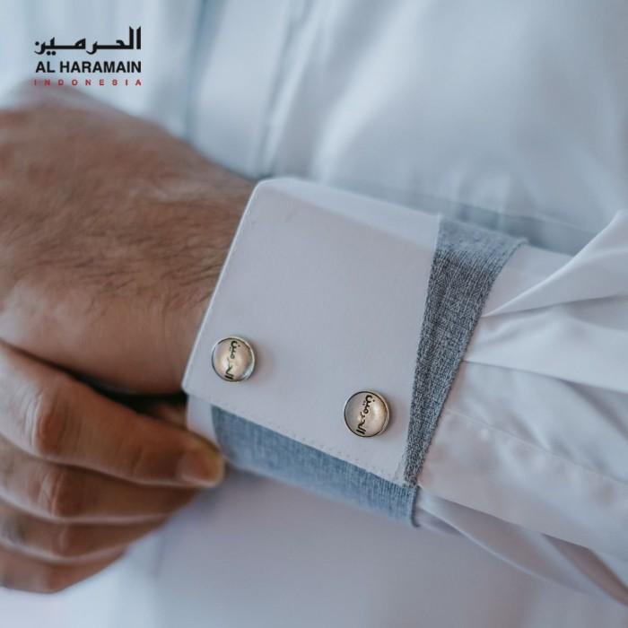 Jubah Al Haramain Manset Kombinasi/Gamis Haramain Lengan Manset