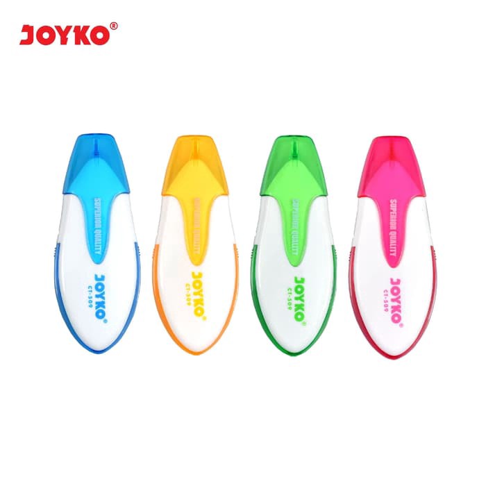 

Joyko Correction Tape CT-509 Biru / Orange / Hijau / Pink ( IRRA STORE )