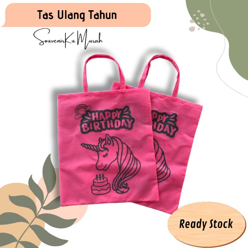 

Tas Spunbond Motif Kuda Poni Pink Ulang Tahun Cewek Ready Stock