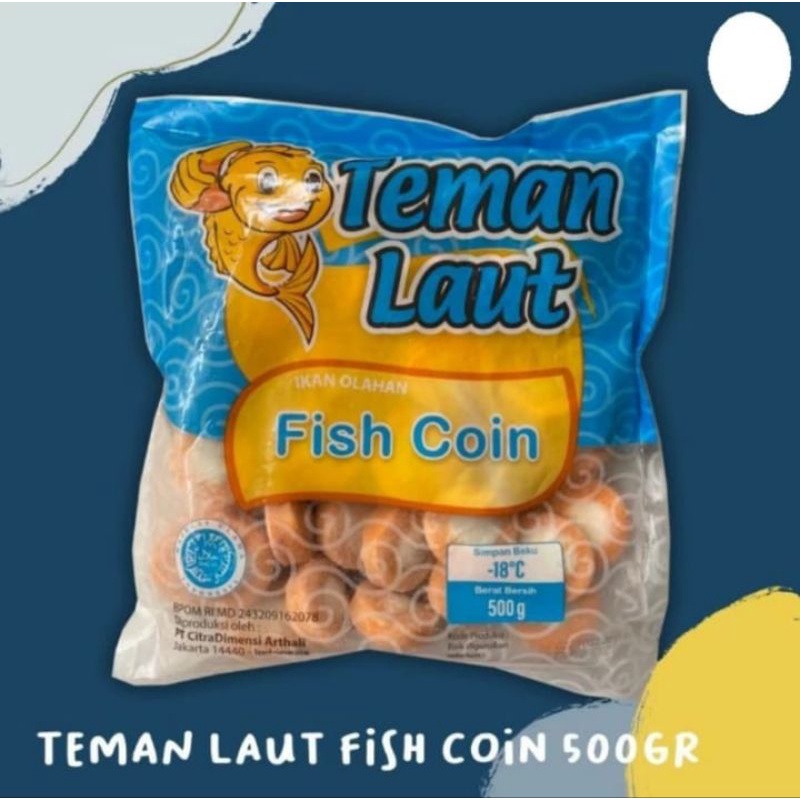 

Teman Laut Fish Coin 500gr Frozen
