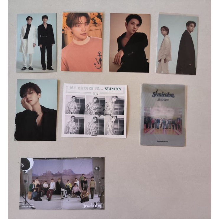 [BACA DESKRIPSI] SEVENTEEN OVAL OVALCARD BOOKMARK SLEEVE STICKER POSTCARD POSTER MINICARD BENEFIT LE