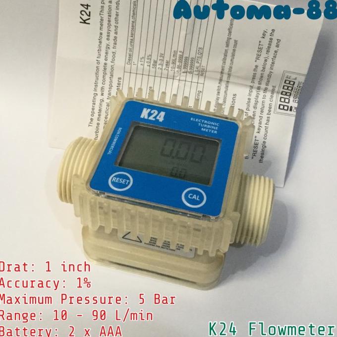 Flow Meter Digital Turbine 1 Inch Diesel Fuel Flowmeter Air 1 Inch