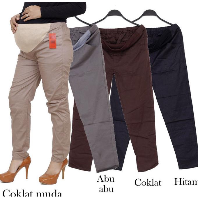 Celana Panjang Kerja Ibu Hamil - Celana Hamil - Celana Kerja Hamil