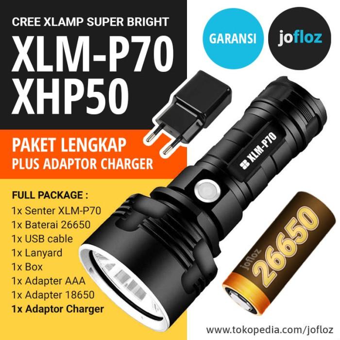 Terlaris Power Shenyu Taffled Senter Led Xlm P70 Xhp50 50W 1000Lm Xlmp70 Xhp 50