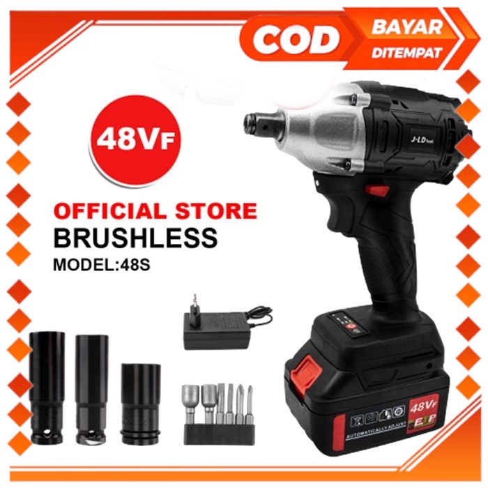 Terlaris Jld Tools Impek Pembuka Roda Baut Mobil 1 Baterai 48 Volt Atur Speed
