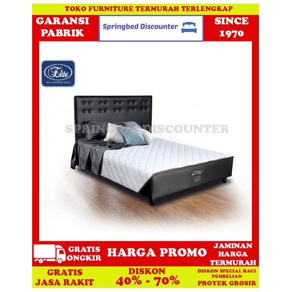 Springbed Kasur Elite Serenity Divan Bed Multibed Esteem 160x200 Set